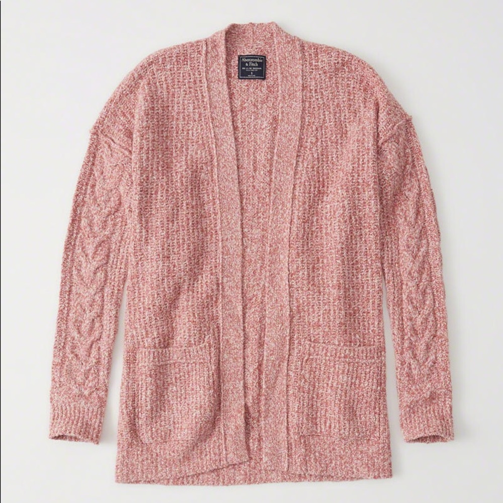 Open stitch cardigan